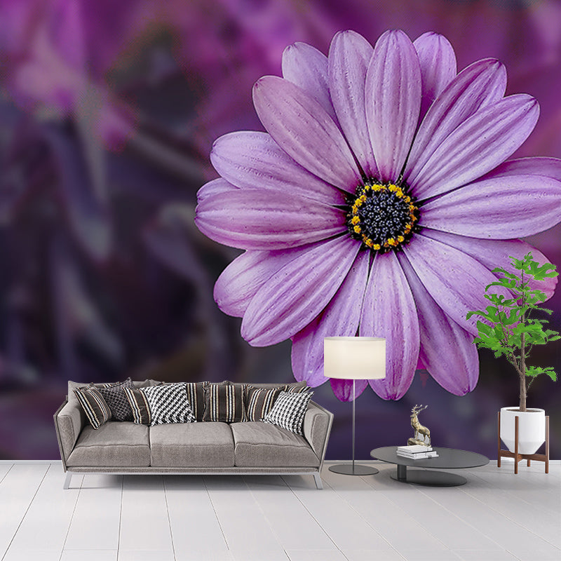 Beautiful Flower Mural Eco-friendly Modern Style Wall Art for Home Decor