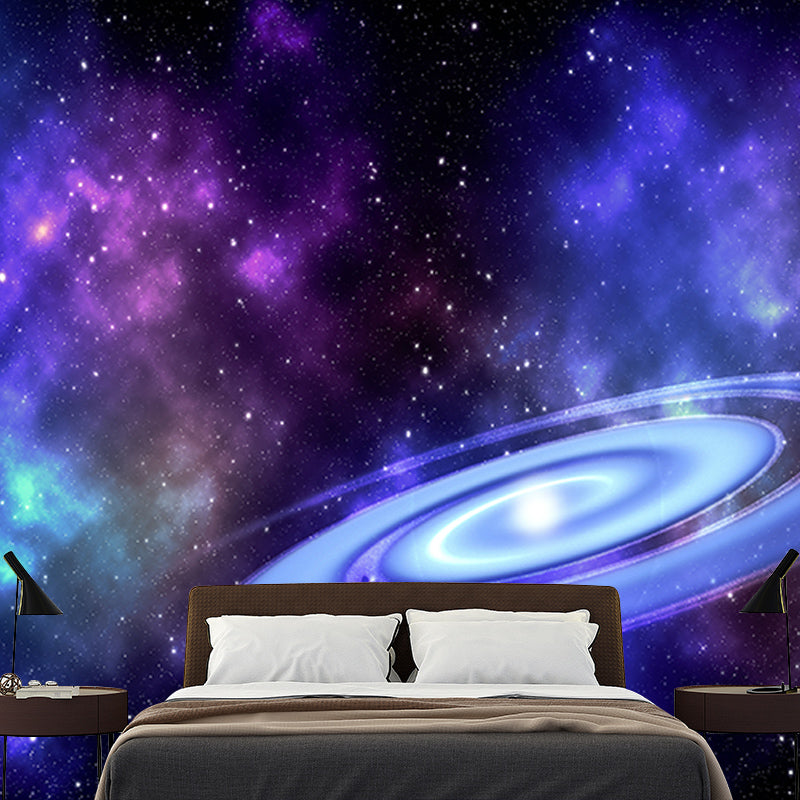 Cosmic Space Wall Mural for Sleeping Room, Stain Resistant, Personalized Size Available