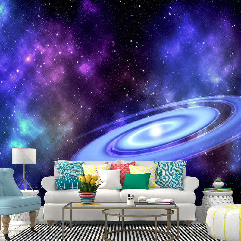 Cosmic Space Wall Mural for Sleeping Room, Stain Resistant, Personalized Size Available
