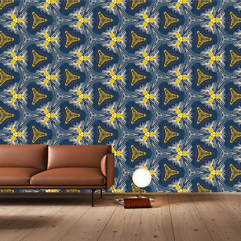 Geometry Illustration Mural Wallpaper Contemporary Living Room Decoration