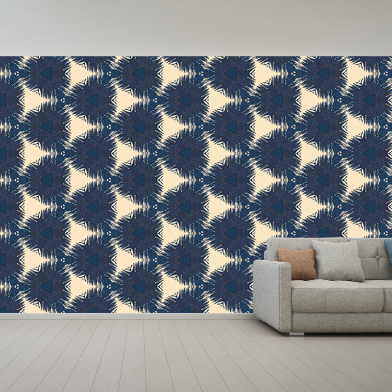 Geometry Illustration Mural Wallpaper Contemporary Living Room Decoration