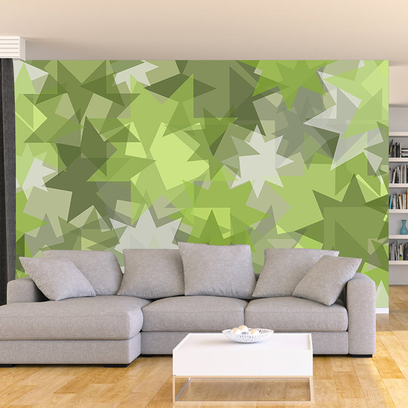 Geometry Mural Wallpaper Modern Living Room Wall Decor, Made to Measure