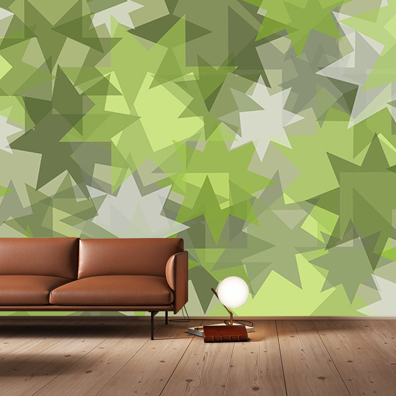 Geometry Mural Wallpaper Modern Living Room Wall Decor, Made to Measure