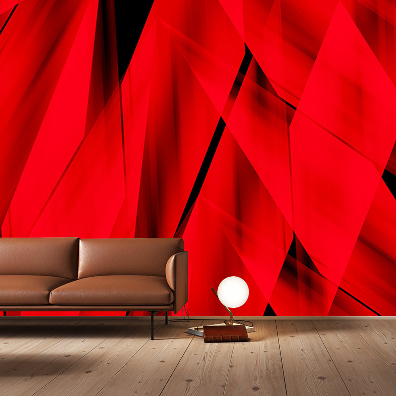 Geometry Mural Wallpaper Modern Living Room Wall Decor, Made to Measure