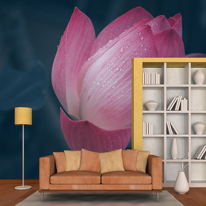 Water Flower Wall Mural Decals Home Decoration Girls' Bedroom Wall Decor