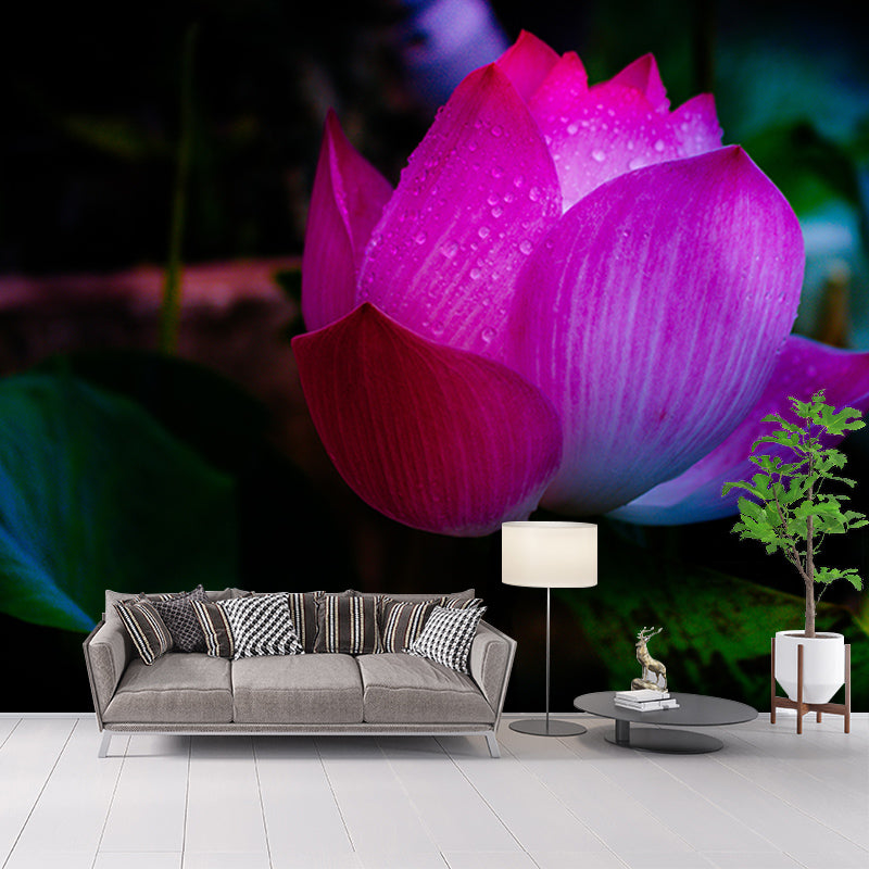 Water Flower Wall Mural Decals Home Decoration Girls' Bedroom Wall Decor