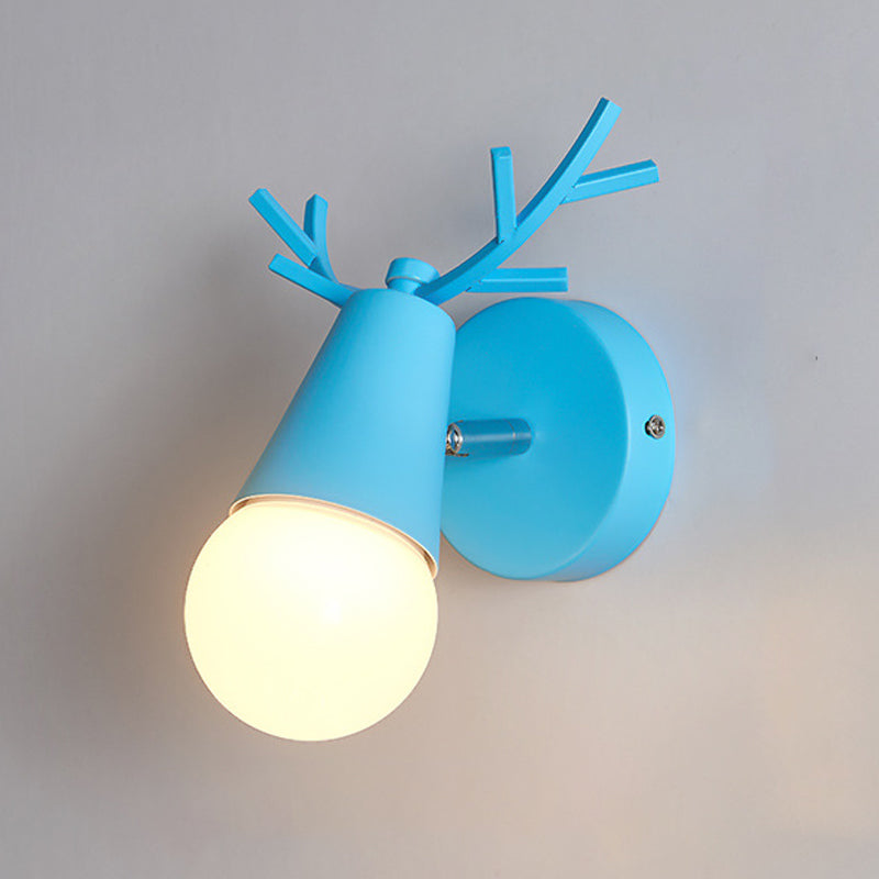 Lampade per lampada a parete singola per salotto per soggiorno per salotto per la camera da letto per soggiorno a parete Nordic Macron Macron Antler Sconce per soggiorno