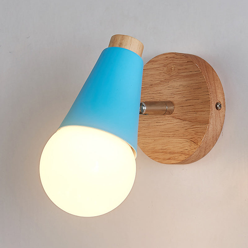 Luz de mini lámpara de bombilla simple contemporánea de la pared de la pared de la pared de macron