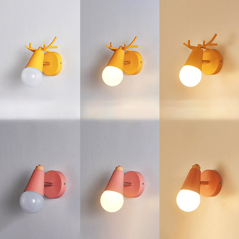 Luz de mini lámpara de bombilla simple contemporánea de la pared de la pared de la pared de macron