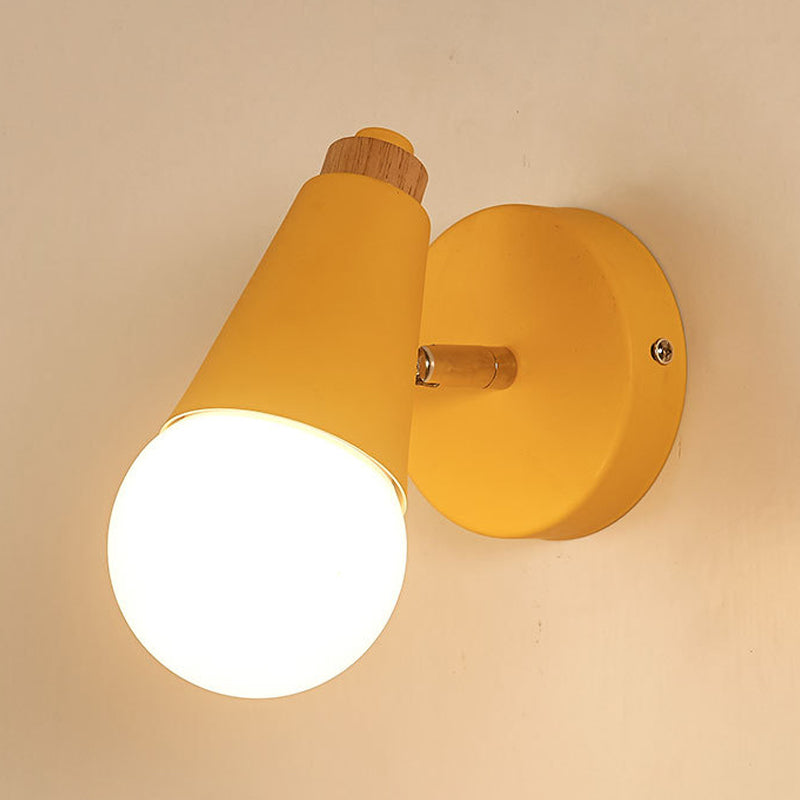 Luz de mini lámpara de bombilla simple contemporánea de la pared de la pared de la pared de macron