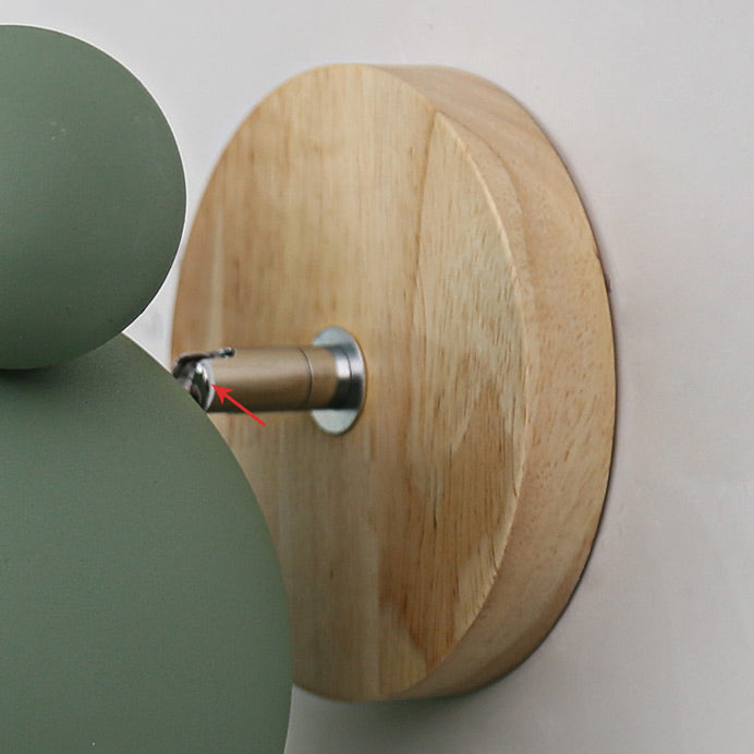 Modern Macron Wall Sponce One-Bulb Panda Wall Lights Lightsing para niños