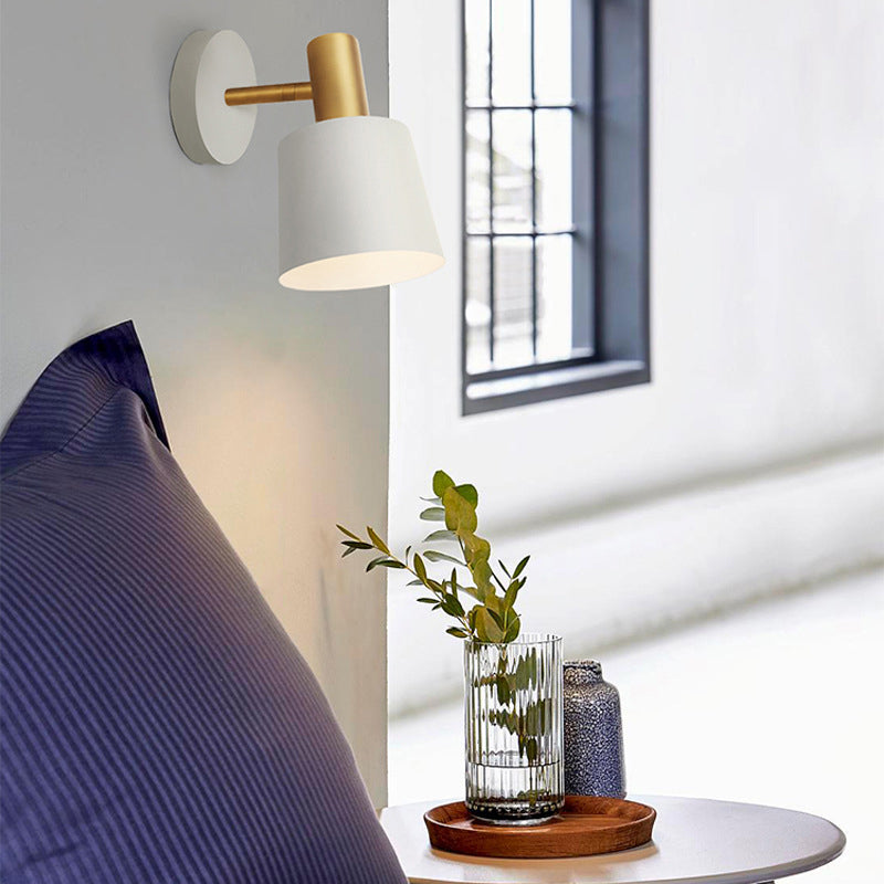 Nordic Macron Wall Sconce One-bulb Wall Mounted Light Fixture for Boy Room