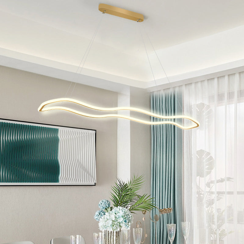 Linear Island Chandelier Lighting Modern Pendant Lighting For Kitchen Island