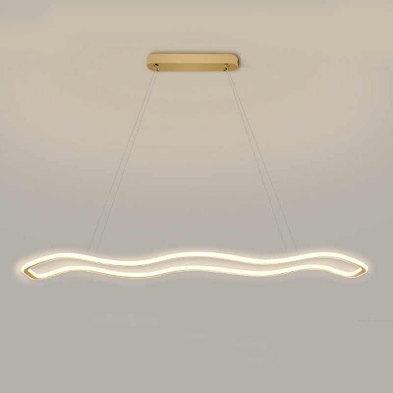 Linear Island Chandelier Lighting Modern Pendant Lighting For Kitchen Island