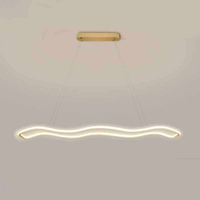 Linear Island Chandelier Lighting Modern Pendant Lighting For Kitchen Island