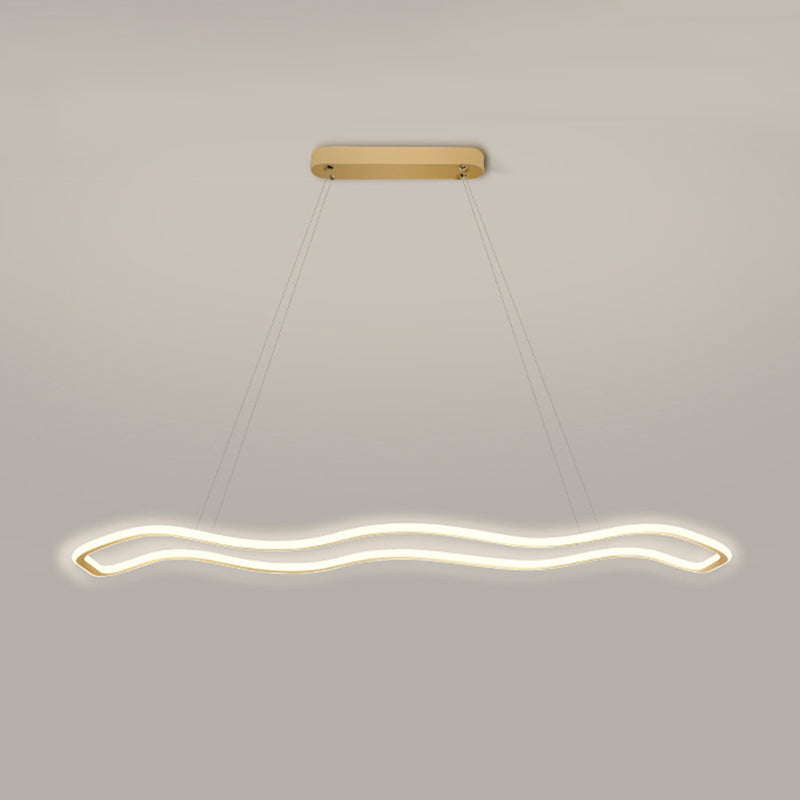 Linear Island Chandelier Lighting Modern Pendant Lighting For Kitchen Island