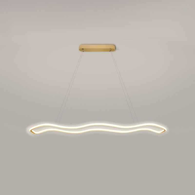 Linear Island Chandelier Lighting Modern Pendant Lighting For Kitchen Island