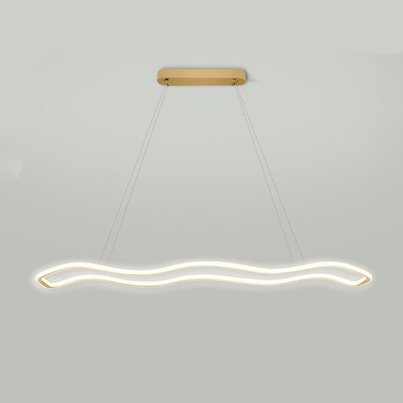 Linear Island Chandelier Lighting Modern Pendant Lighting For Kitchen Island