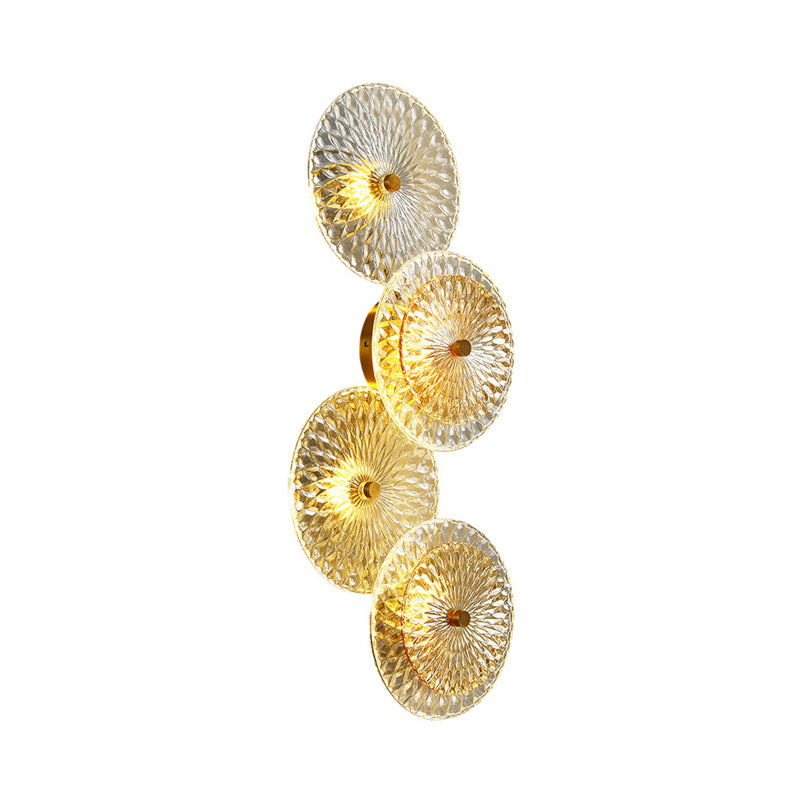 Accensione della parete di vetro postmoderna Vintage Vintage Vintage Postmodern per camera da letto