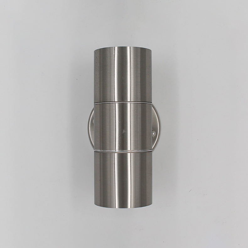 Splicet Moder Cylinder Shade Splique Spliques Apliques de acero inoxidable para el patio para el patio