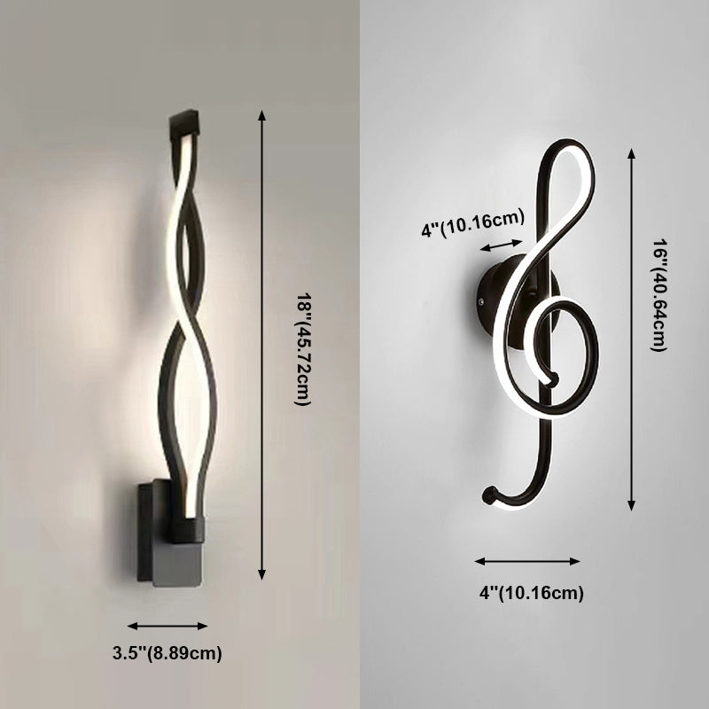 Diconcesos de apliques de pared de estilo moderno 1 Light Fonces para dormitorio de dormitorio