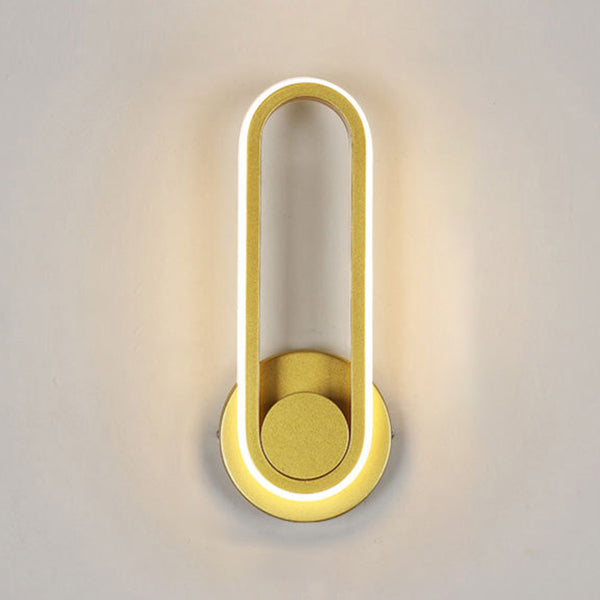 1 Licht geometrische Schatten Wandleuchte moderne Metall Wandmontageleuchte