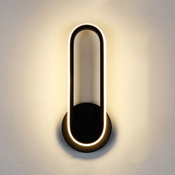 1 Licht geometrische Schatten Wandleuchte moderne Metall Wandmontageleuchte