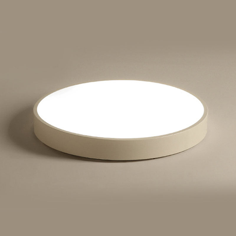 Nordic Modern Style Round Ceiling Lamp Acrylic 1 Light LED Flush Mount Light for Corridor