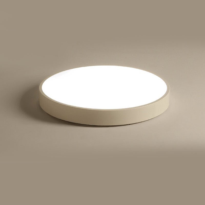 Nordic Modern Style Round Ceiling Lamp Acrylic 1 Light LED Flush Mount Light for Corridor