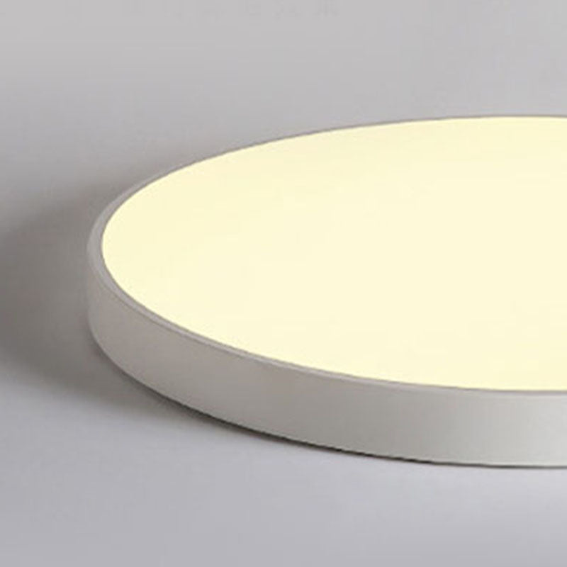 Nordic Modern Style Round Ceiling Lamp Acrylic 1 Light LED Flush Mount Light for Corridor