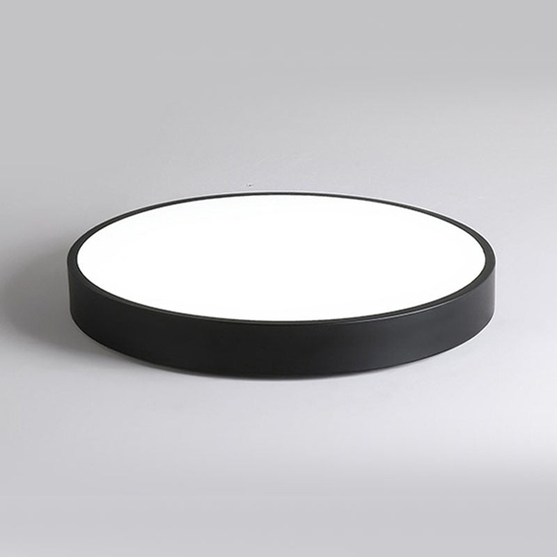 Nordic Modern Style Round Ceiling Lamp Acrylic 1 Light LED Flush Mount Light for Corridor