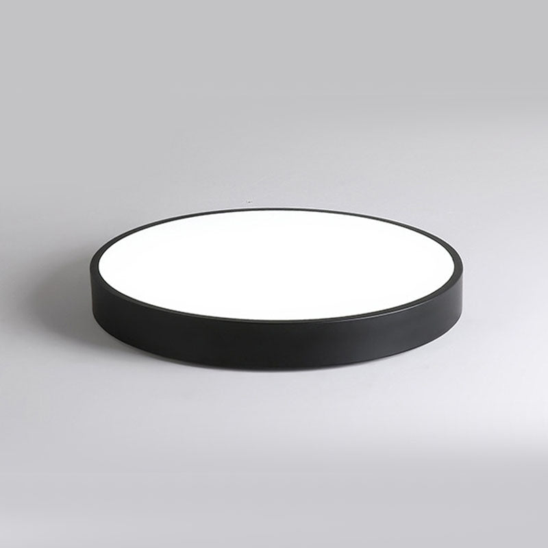 Nordic Modern Style Round Ceiling Lamp Acrylic 1 Light LED Flush Mount Light for Corridor