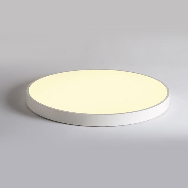 Nordic Modern Style Round Ceiling Lamp Acrylic 1 Light LED Flush Mount Light for Corridor