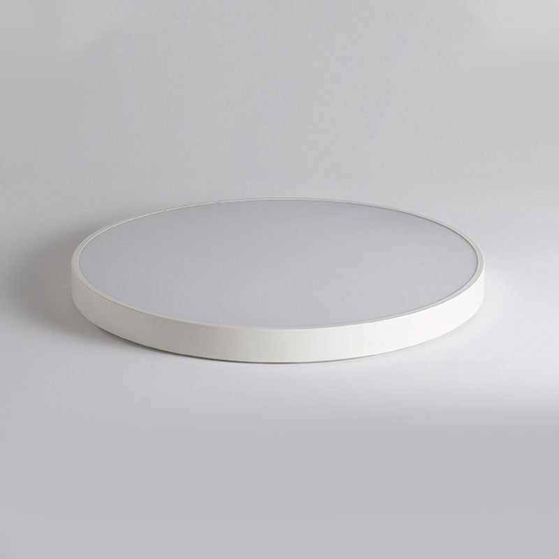 Nordic Modern Style Round Ceiling Lamp Acrylic 1 Light LED Flush Mount Light for Corridor
