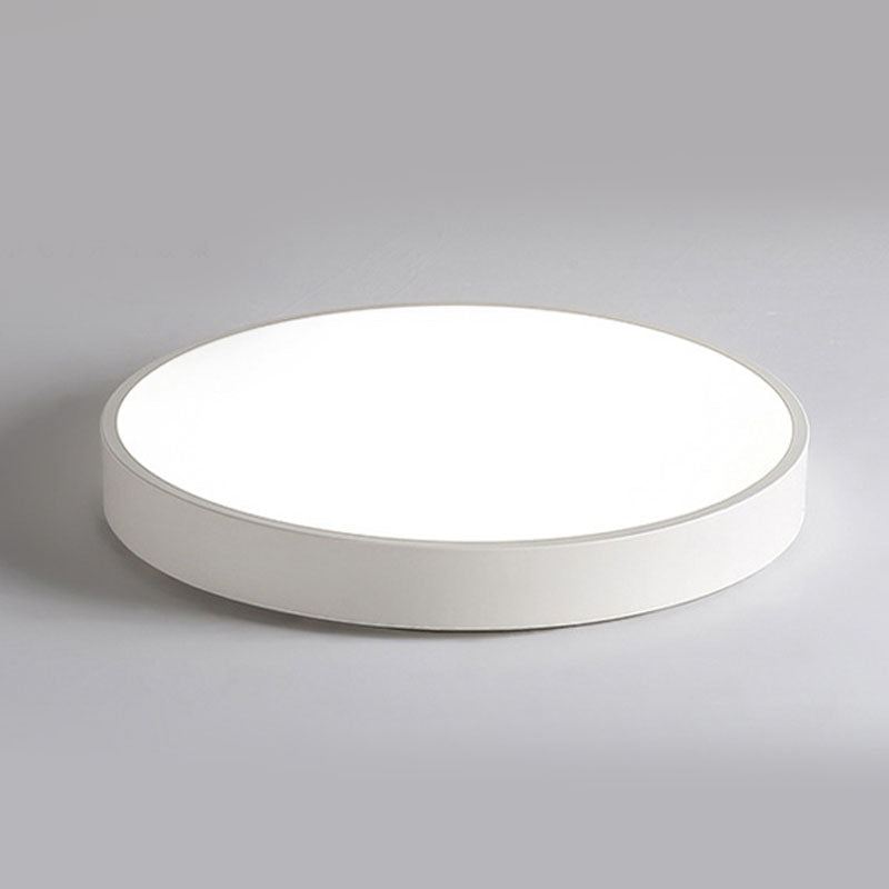 Nordic Modern Style Round Ceiling Lamp Acrylic 1 Light LED Flush Mount Light for Corridor