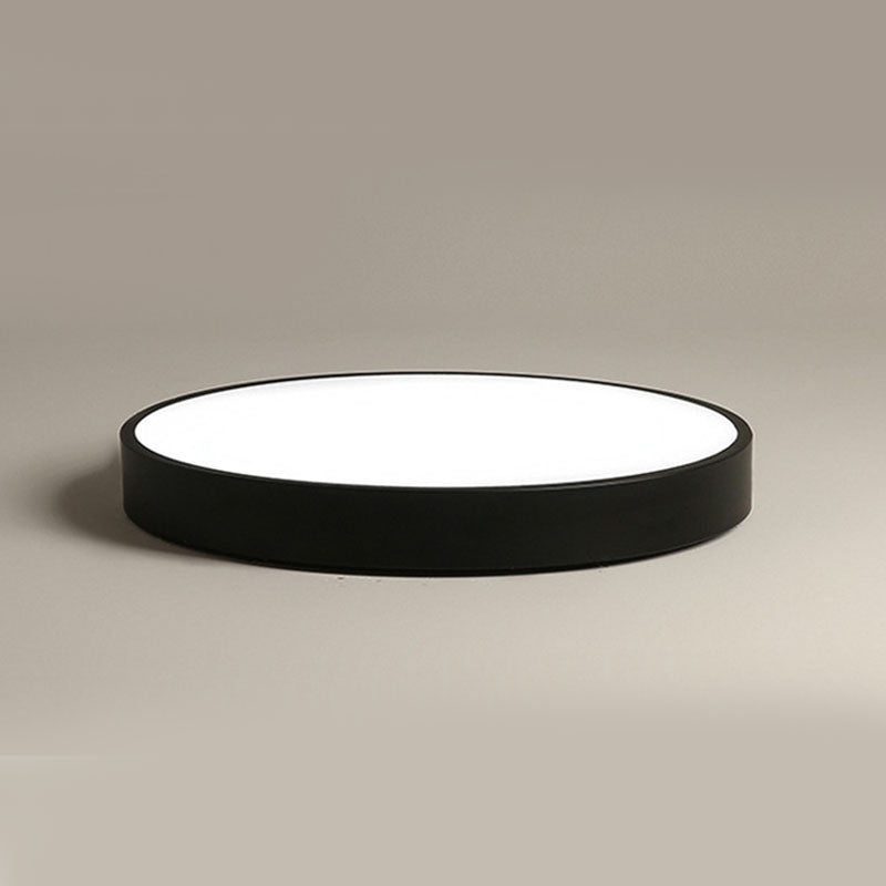 Nordic Modern Style Round Ceiling Lamp Acrylic 1 Light LED Flush Mount Light for Corridor
