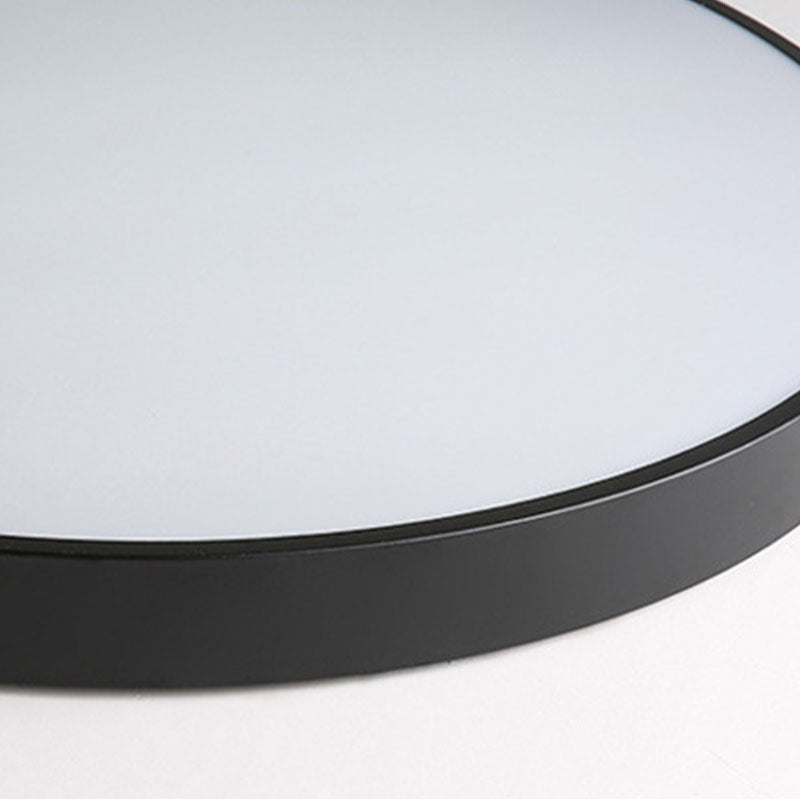 Nordic Modern Style Round Ceiling Lamp Acrylic 1 Light LED Flush Mount Light for Corridor