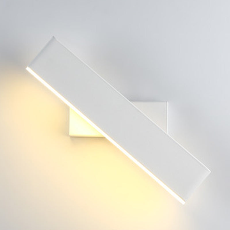 1-Licht linearer Schatten Wandleuchten moderner Metallmontageleuchte Metallmontage