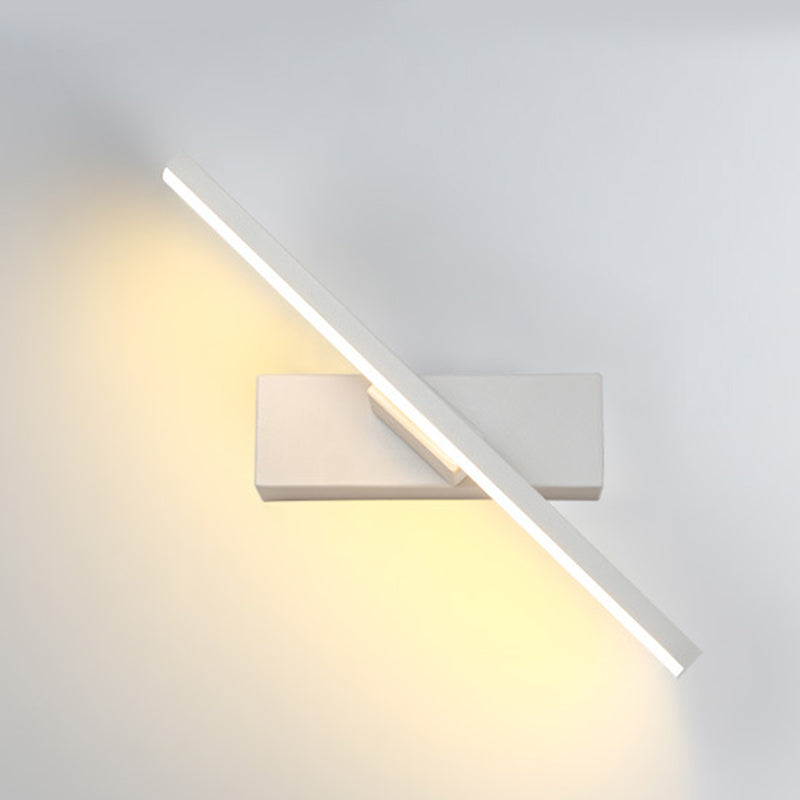 1-Licht linearer Schatten Wandleuchten moderner Metallmontageleuchte Metallmontage