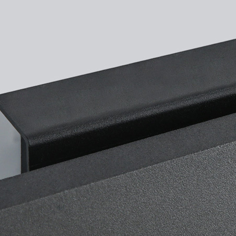 1-Licht linearer Schatten Wandleuchten moderner Metallmontageleuchte Metallmontage