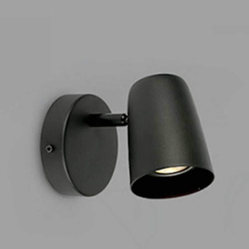 Accesorios de iluminación de pared de cilindro estilo industrial de metal 1 lámpara de luz de pared ligera