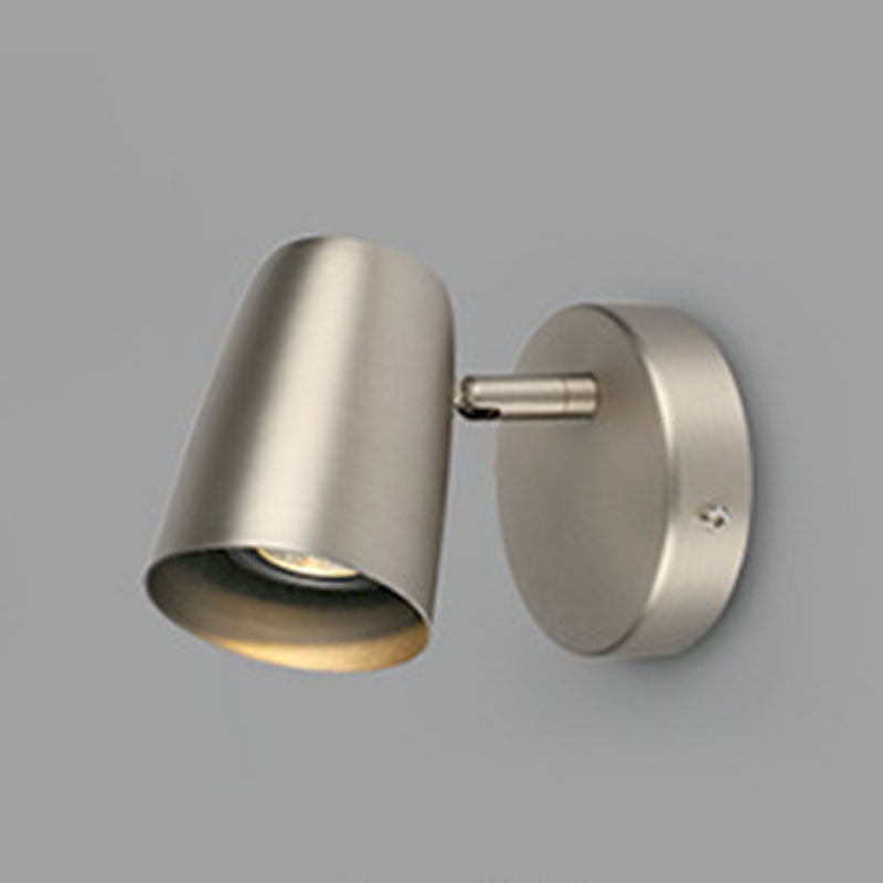 Accesorios de iluminación de pared de cilindro estilo industrial de metal 1 lámpara de luz de pared ligera
