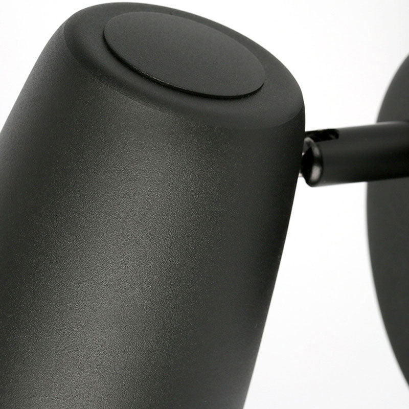 Accesorios de iluminación de pared de cilindro estilo industrial de metal 1 lámpara de luz de pared ligera