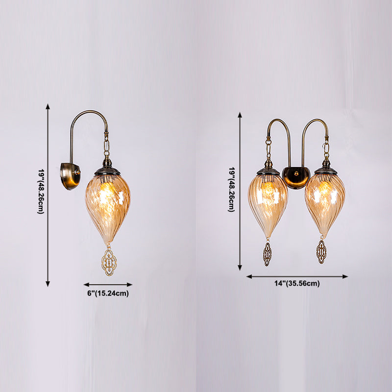 Lampada per la parete per la parete con caduta d'acqua per il ristorante