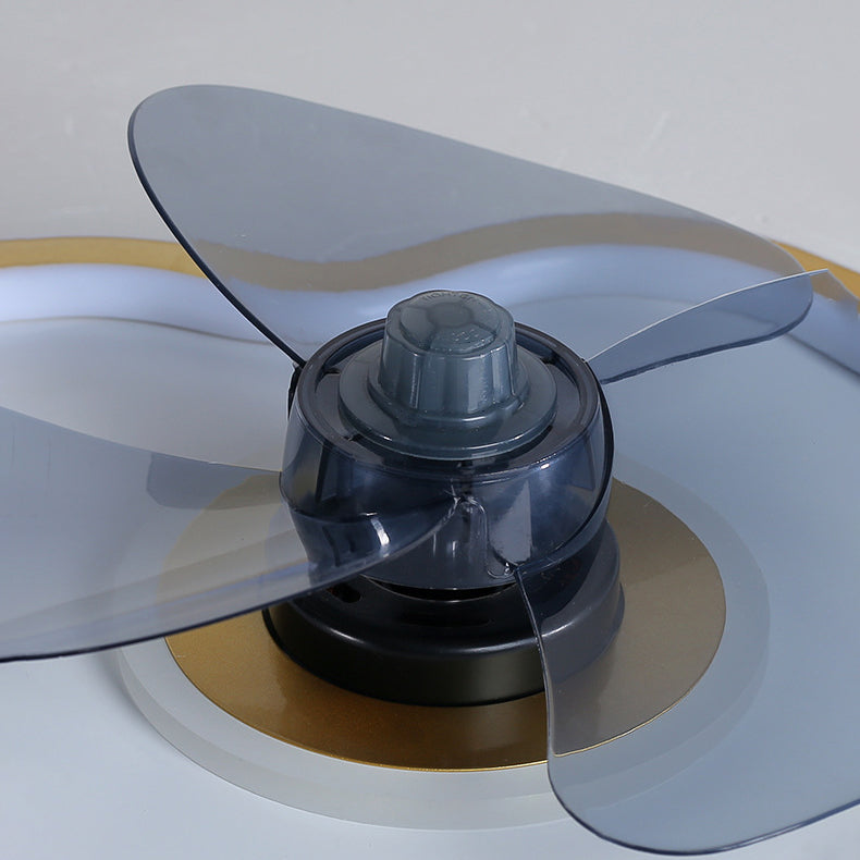 Fan di soffitto a led creativi per bambini Luce da ventola per interni con ombra acrilica