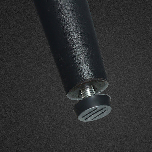 Einfachheitstil Home Sintered Stone Esstisch 4 Beine Kohlenstoffstahl Basis Rechtecktisch