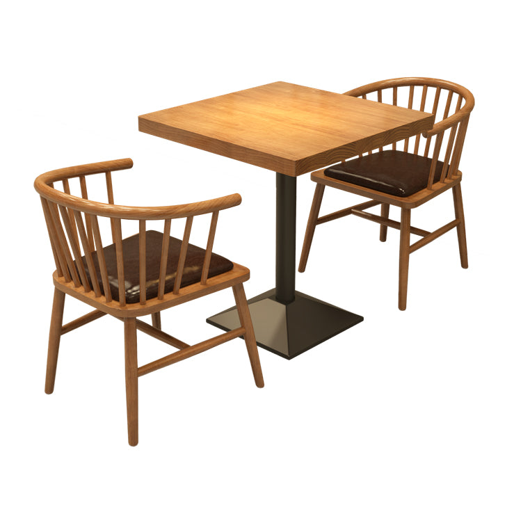 Industriële stijl eettafel grenen massief hout eetkamer huismeubilair