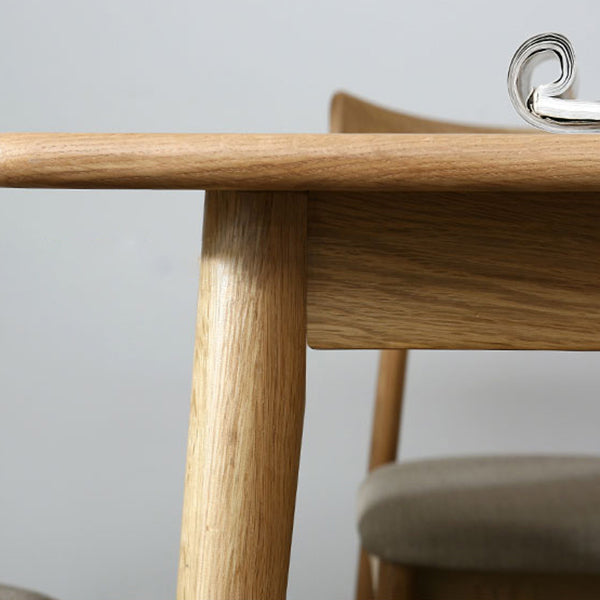 Solid Wood 4 Legs Dining Site Table eigentijdse dinette tafel voor thuiskeuken