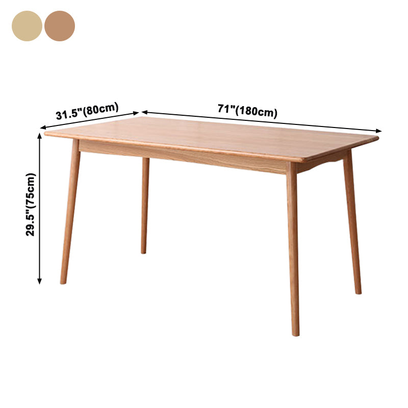 Solid Wood 4 Legs Dining Site Table eigentijdse dinette tafel voor thuiskeuken