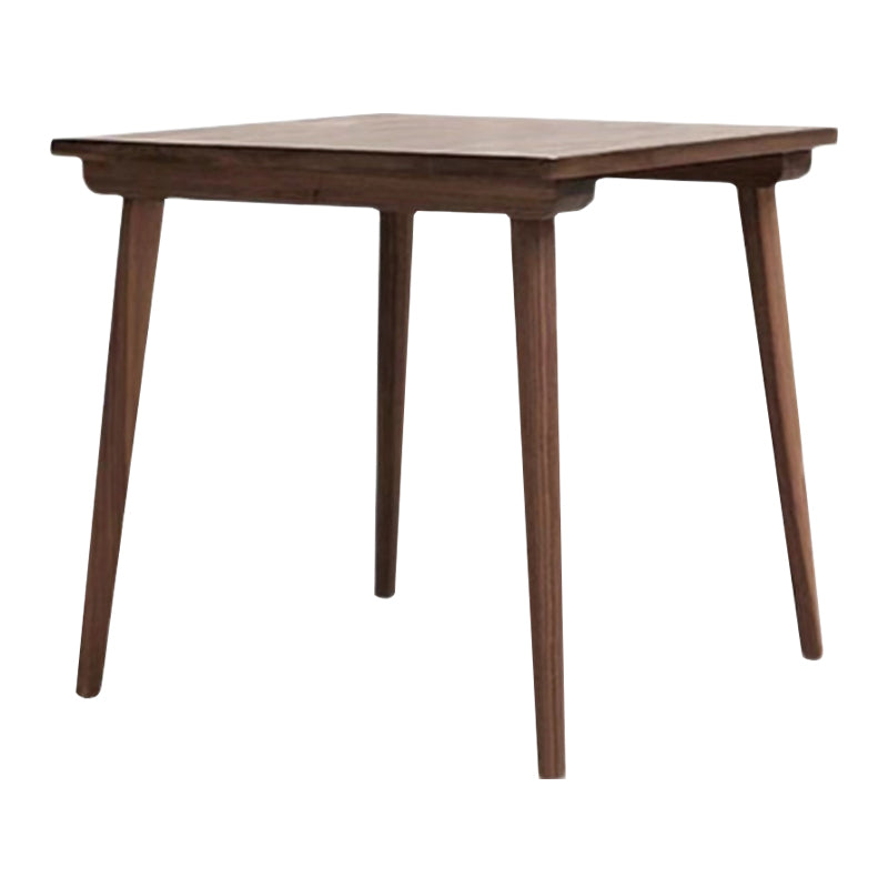 Cuadrado 4 patas mesa de comedor industrial mesa de color de madera con madera sólida de pino